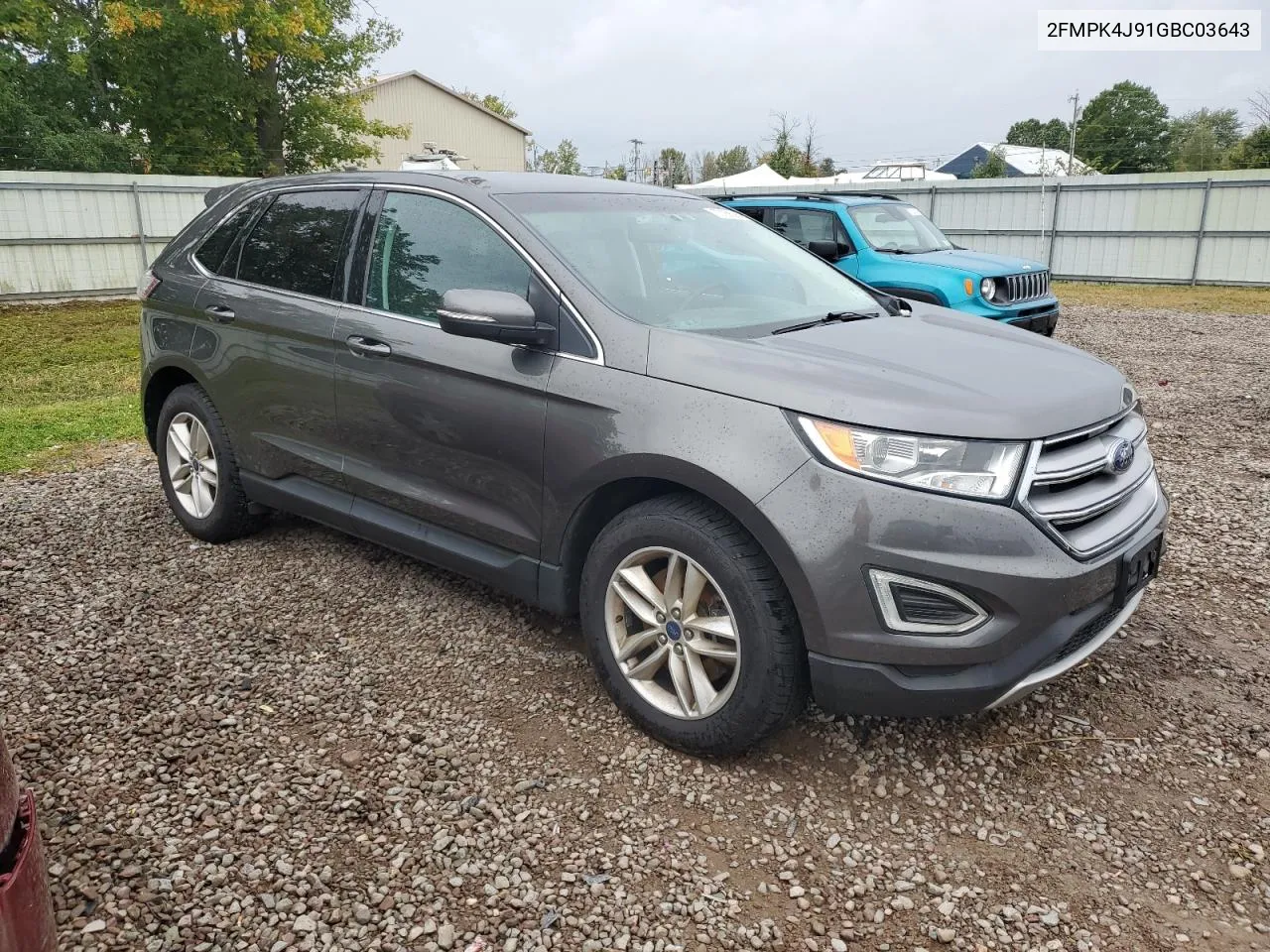 2016 Ford Edge Sel VIN: 2FMPK4J91GBC03643 Lot: 72168064