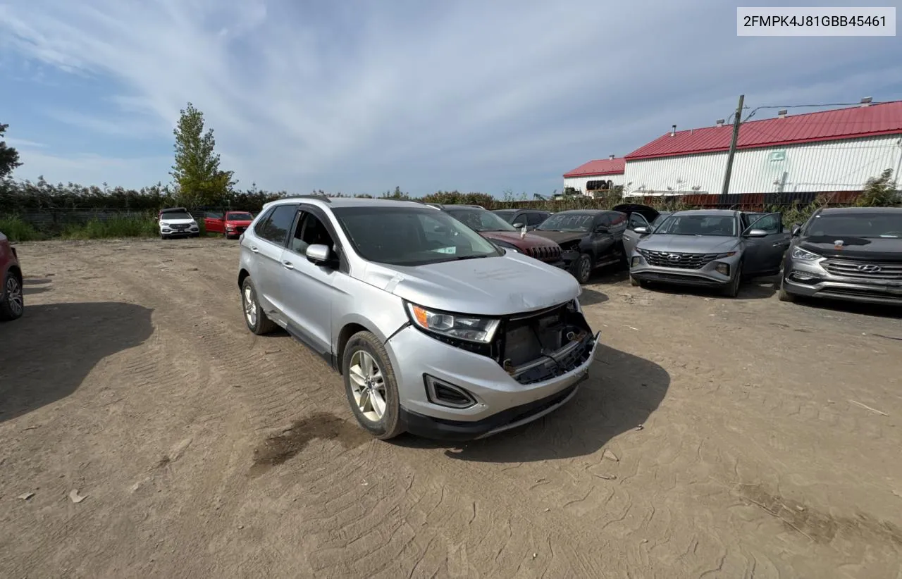 2FMPK4J81GBB45461 2016 Ford Edge Sel