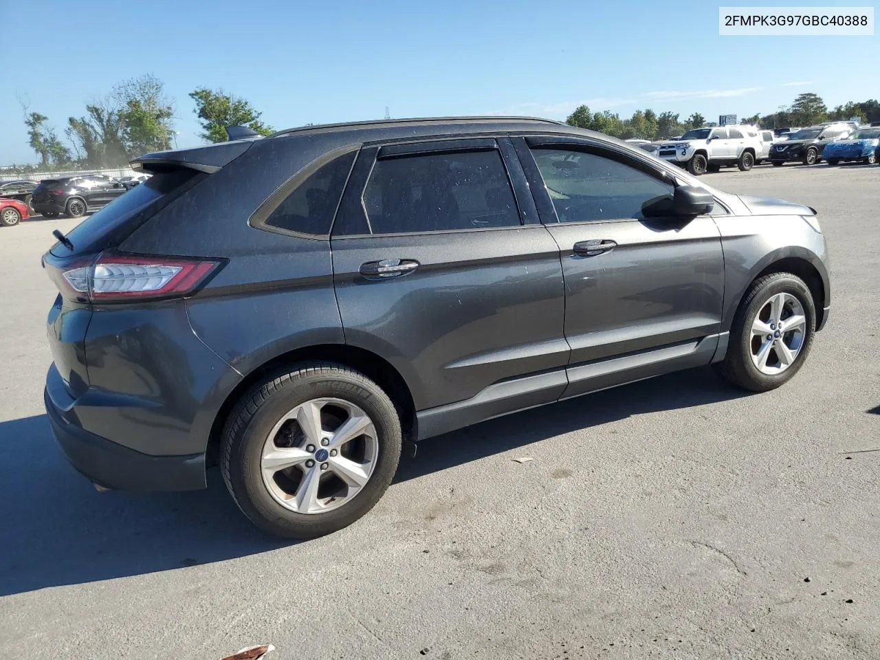 2016 Ford Edge Se VIN: 2FMPK3G97GBC40388 Lot: 72779354