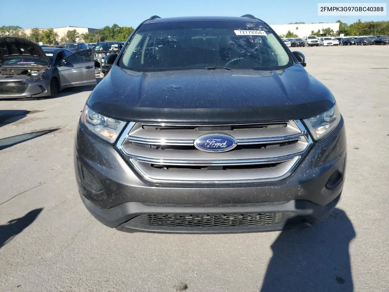 2016 Ford Edge Se VIN: 2FMPK3G97GBC40388 Lot: 72779354