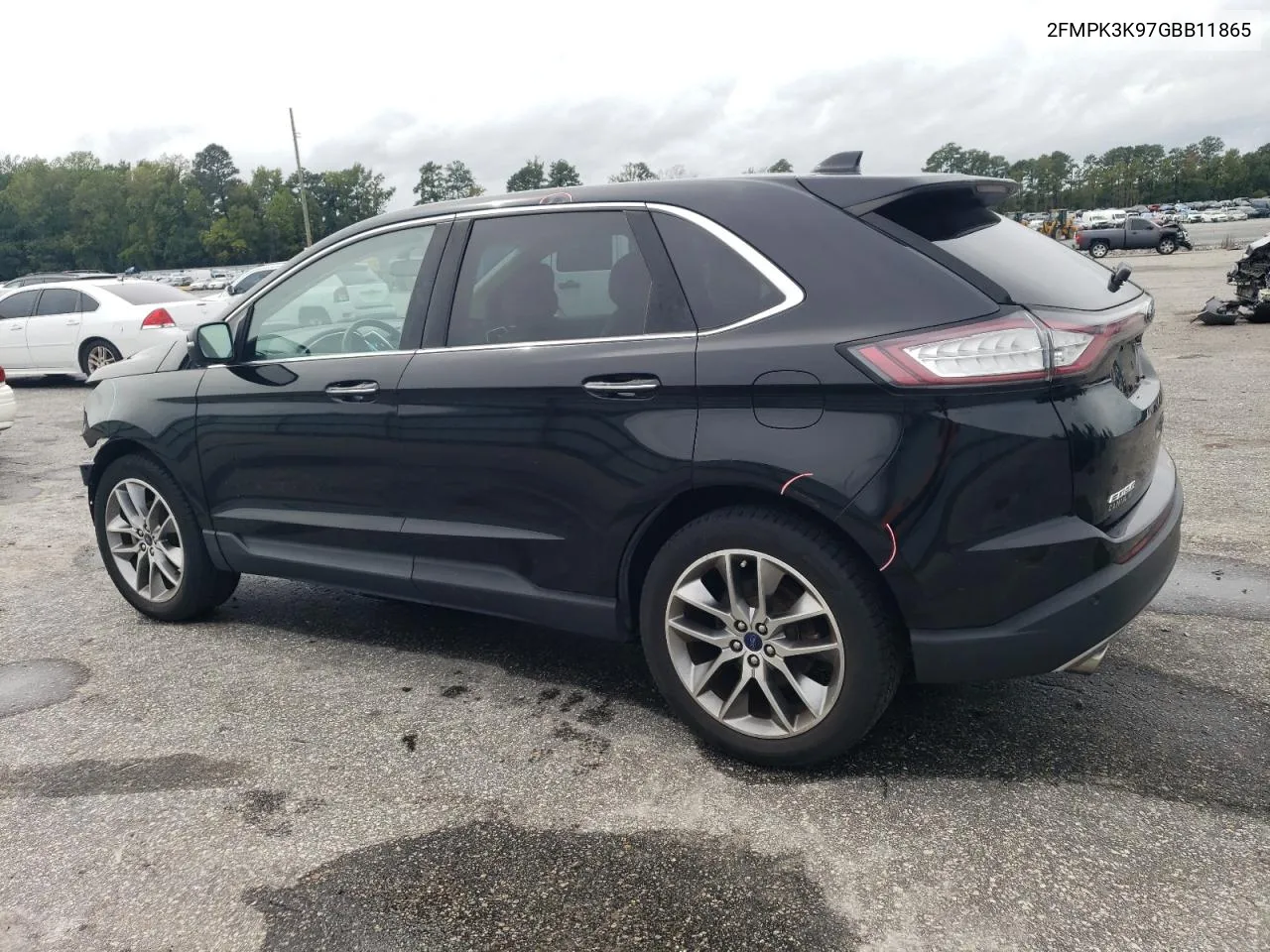 2016 Ford Edge Titanium VIN: 2FMPK3K97GBB11865 Lot: 72887084