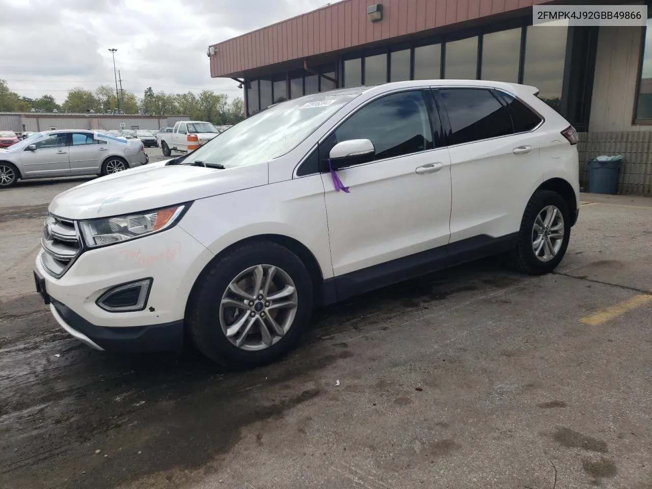 2016 Ford Edge Sel VIN: 2FMPK4J92GBB49866 Lot: 72916394