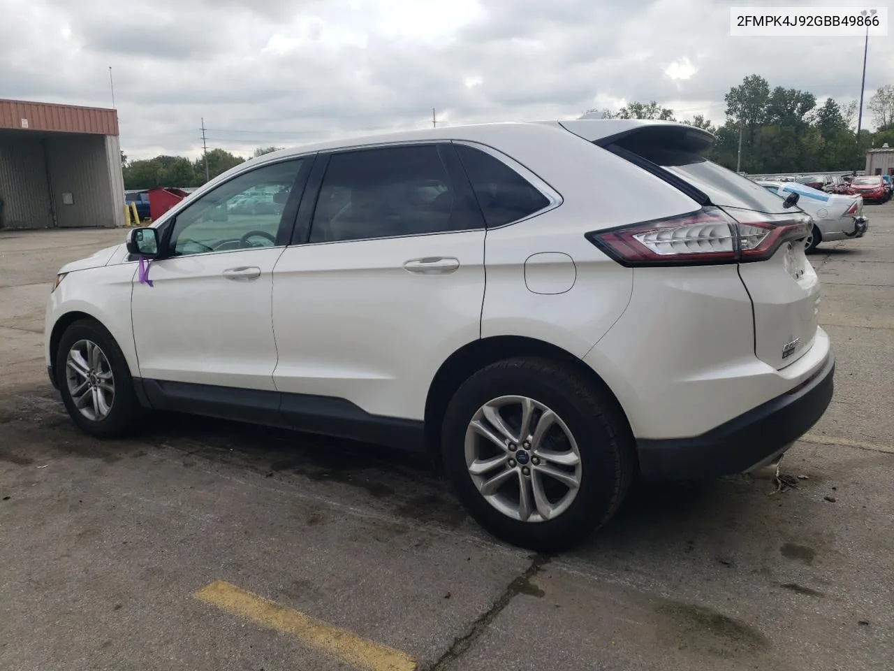 2016 Ford Edge Sel VIN: 2FMPK4J92GBB49866 Lot: 72916394