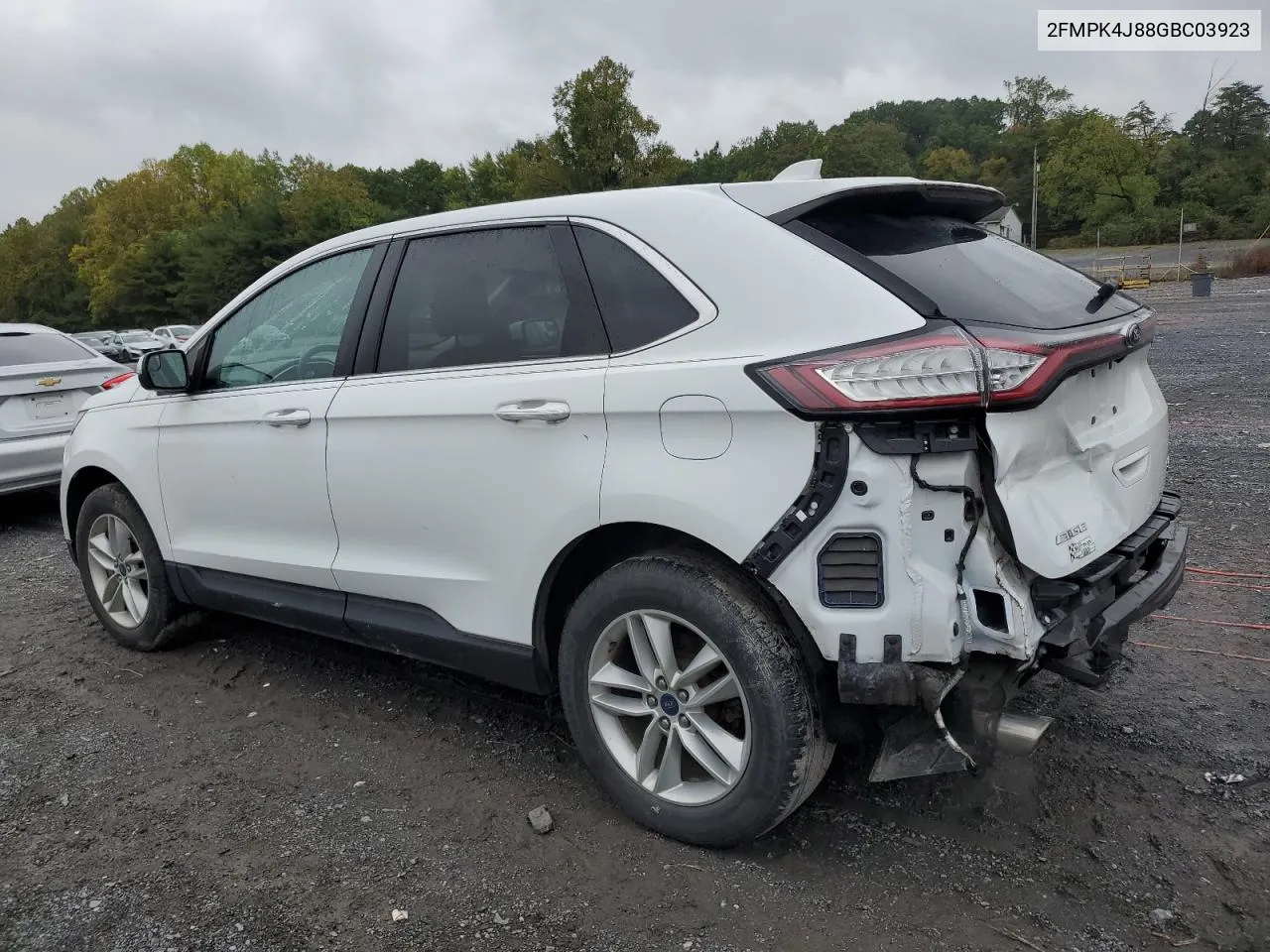 2016 Ford Edge Sel VIN: 2FMPK4J88GBC03923 Lot: 72918824