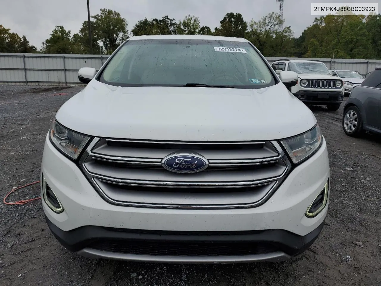 2016 Ford Edge Sel VIN: 2FMPK4J88GBC03923 Lot: 72918824