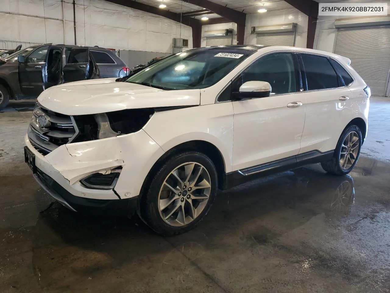 2016 Ford Edge Titanium VIN: 2FMPK4K92GBB72031 Lot: 73102434