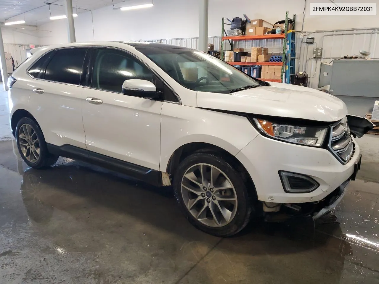 2016 Ford Edge Titanium VIN: 2FMPK4K92GBB72031 Lot: 73102434