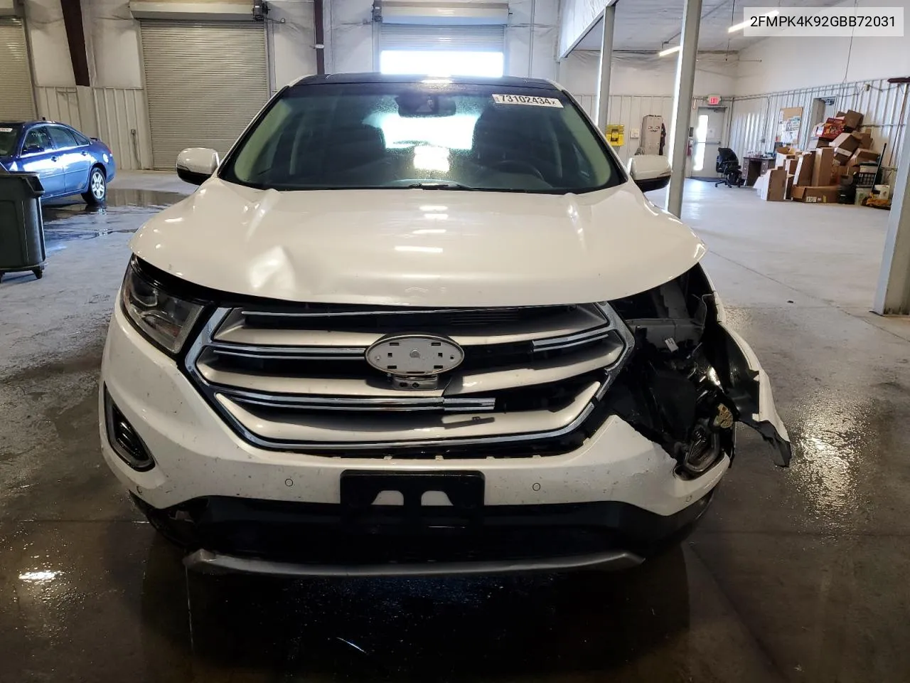 2016 Ford Edge Titanium VIN: 2FMPK4K92GBB72031 Lot: 73102434