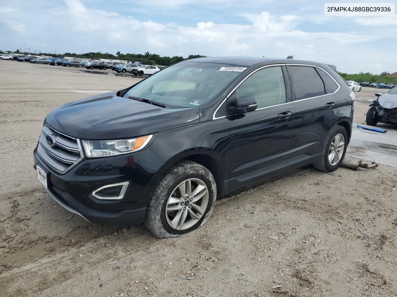 2016 Ford Edge Sel VIN: 2FMPK4J88GBC39336 Lot: 73345134