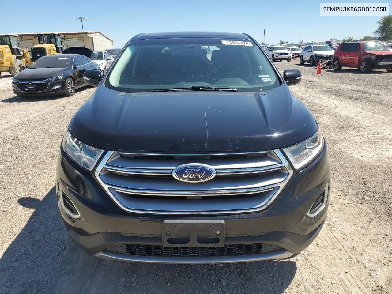 2016 Ford Edge Titanium VIN: 2FMPK3K86GBB10858 Lot: 73558474