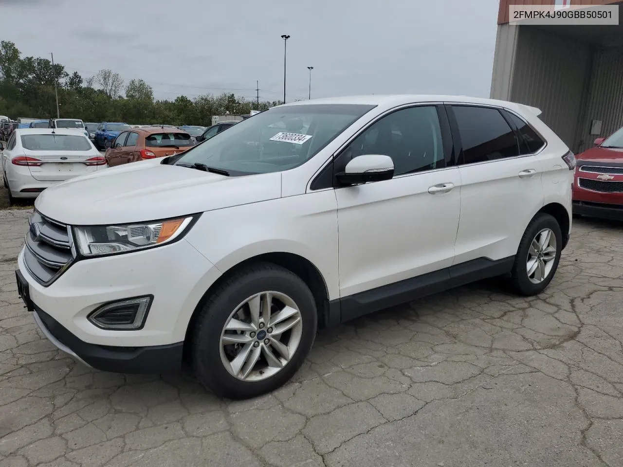 2016 Ford Edge Sel VIN: 2FMPK4J90GBB50501 Lot: 73600334