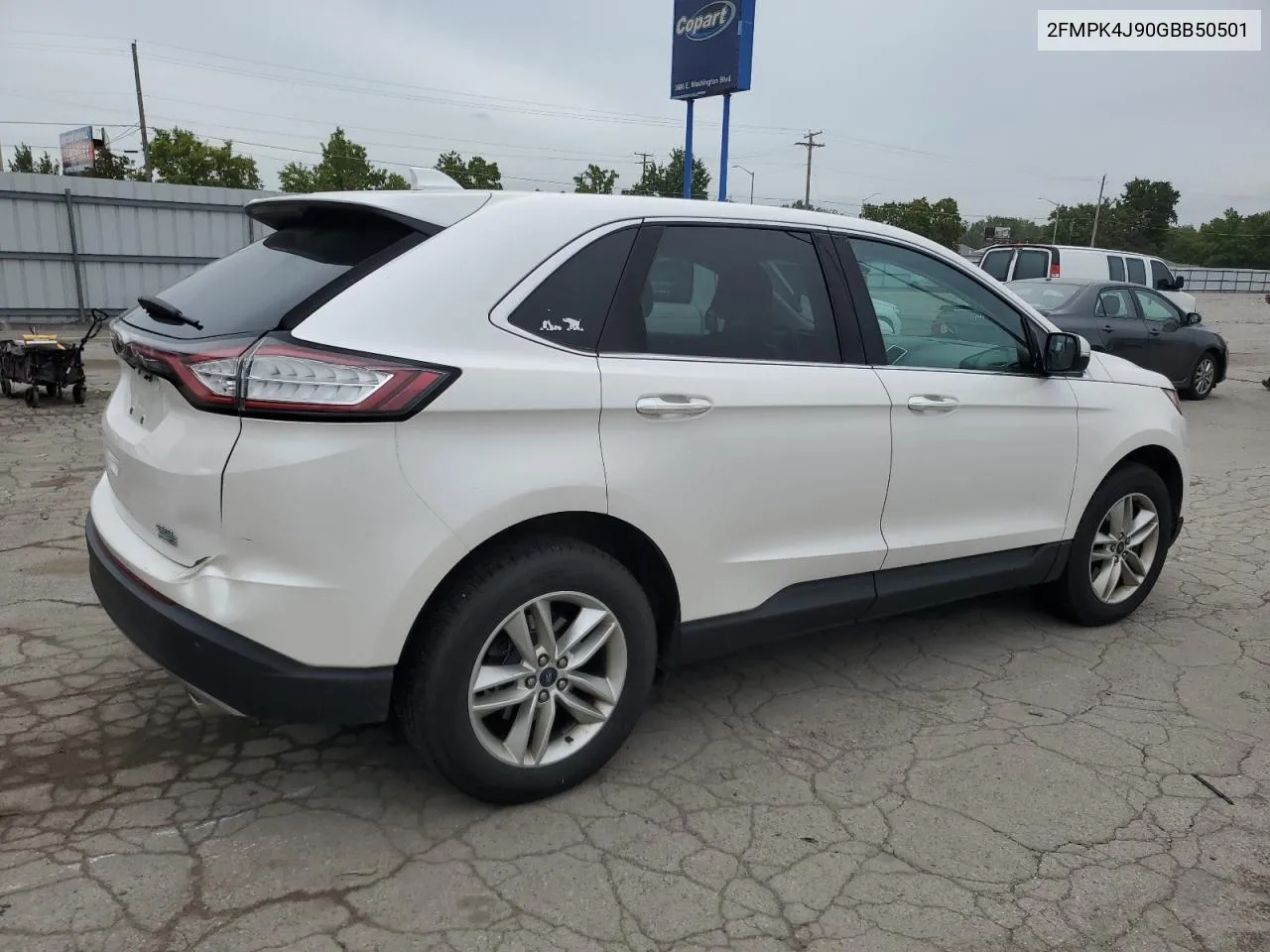 2016 Ford Edge Sel VIN: 2FMPK4J90GBB50501 Lot: 73600334