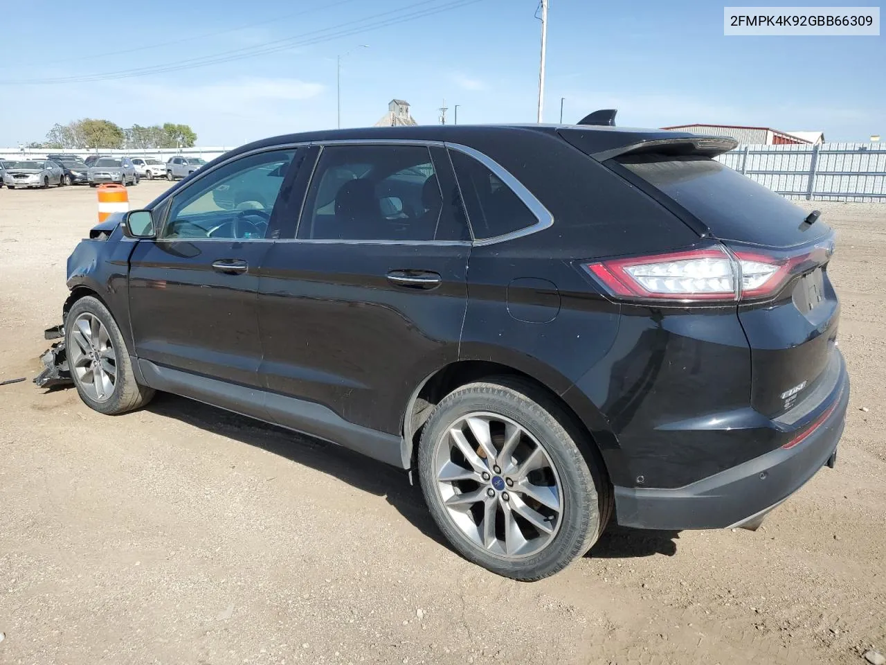 2016 Ford Edge Titanium VIN: 2FMPK4K92GBB66309 Lot: 73668074