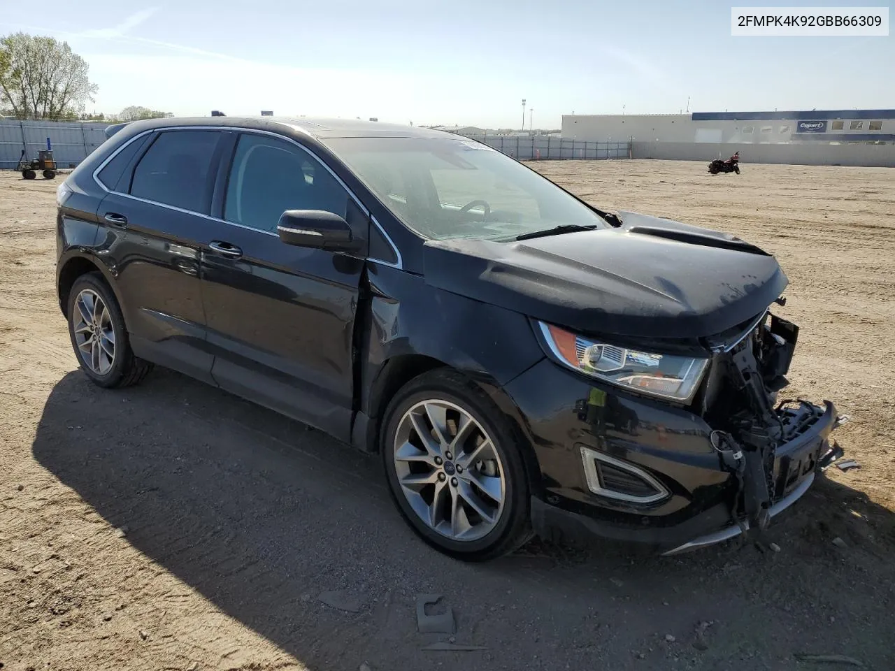 2016 Ford Edge Titanium VIN: 2FMPK4K92GBB66309 Lot: 73668074