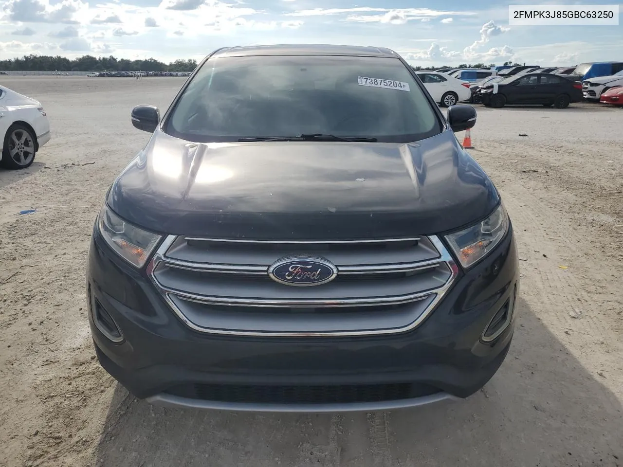 2016 Ford Edge Sel VIN: 2FMPK3J85GBC63250 Lot: 73875204