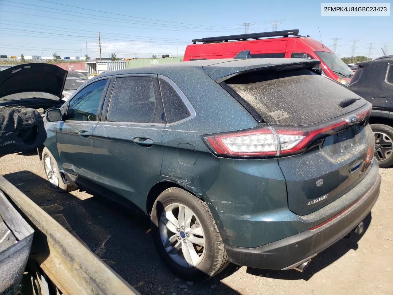 2016 Ford Edge Sel VIN: 2FMPK4J84GBC23473 Lot: 73994034