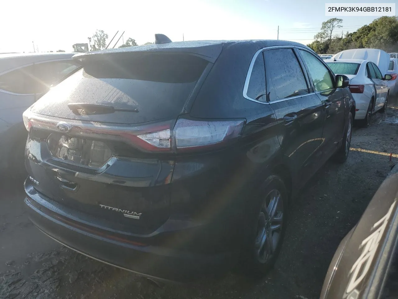 2016 Ford Edge Titanium VIN: 2FMPK3K94GBB12181 Lot: 74008274