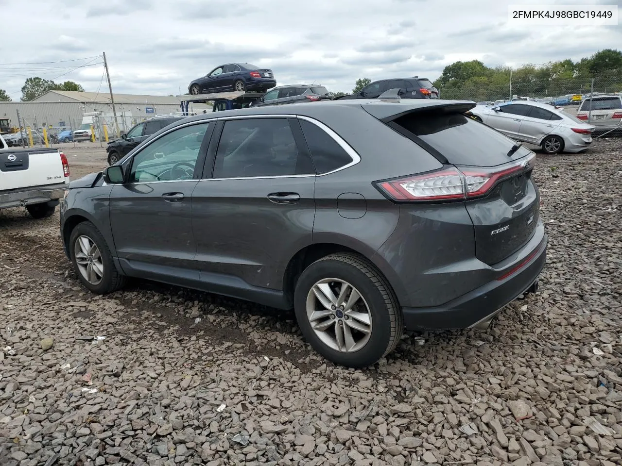 2016 Ford Edge Sel VIN: 2FMPK4J98GBC19449 Lot: 74030094