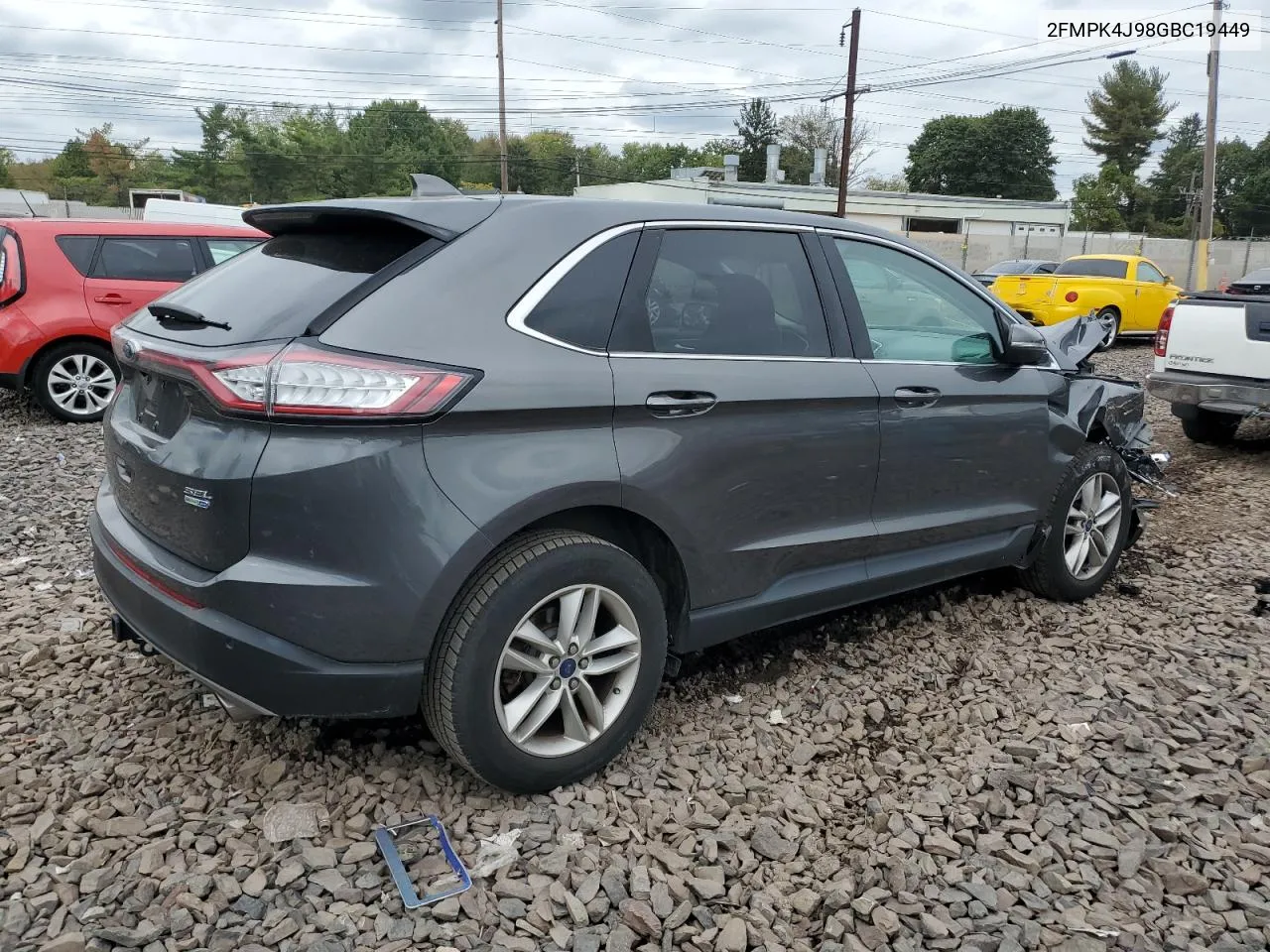 2016 Ford Edge Sel VIN: 2FMPK4J98GBC19449 Lot: 74030094