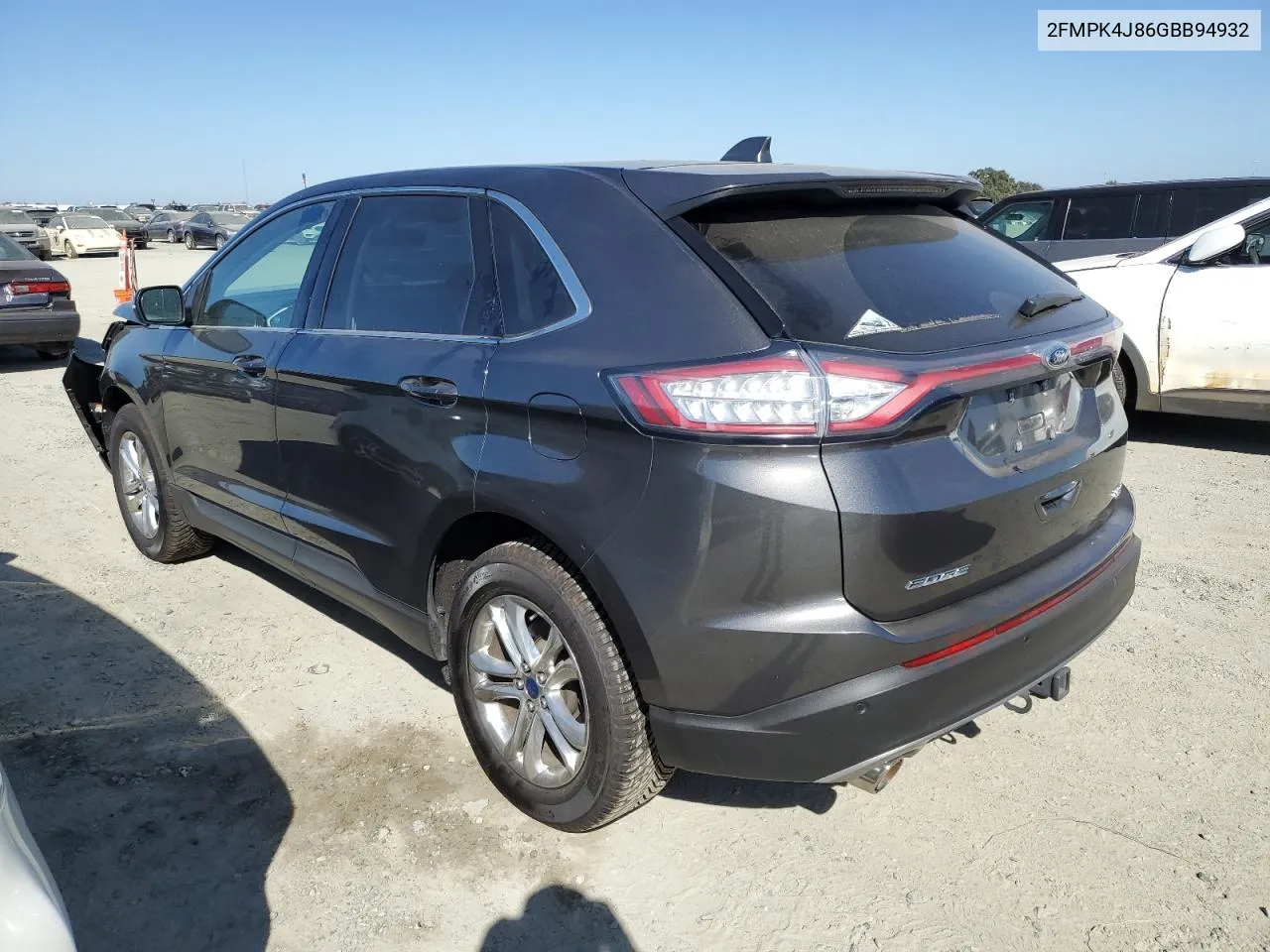 2016 Ford Edge Sel VIN: 2FMPK4J86GBB94932 Lot: 74053054