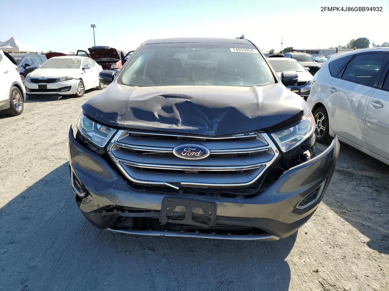 2016 Ford Edge Sel VIN: 2FMPK4J86GBB94932 Lot: 74053054