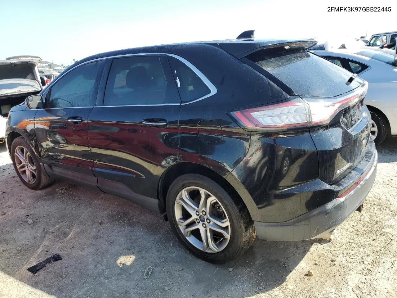 2016 Ford Edge Titanium VIN: 2FMPK3K97GBB22445 Lot: 74458854