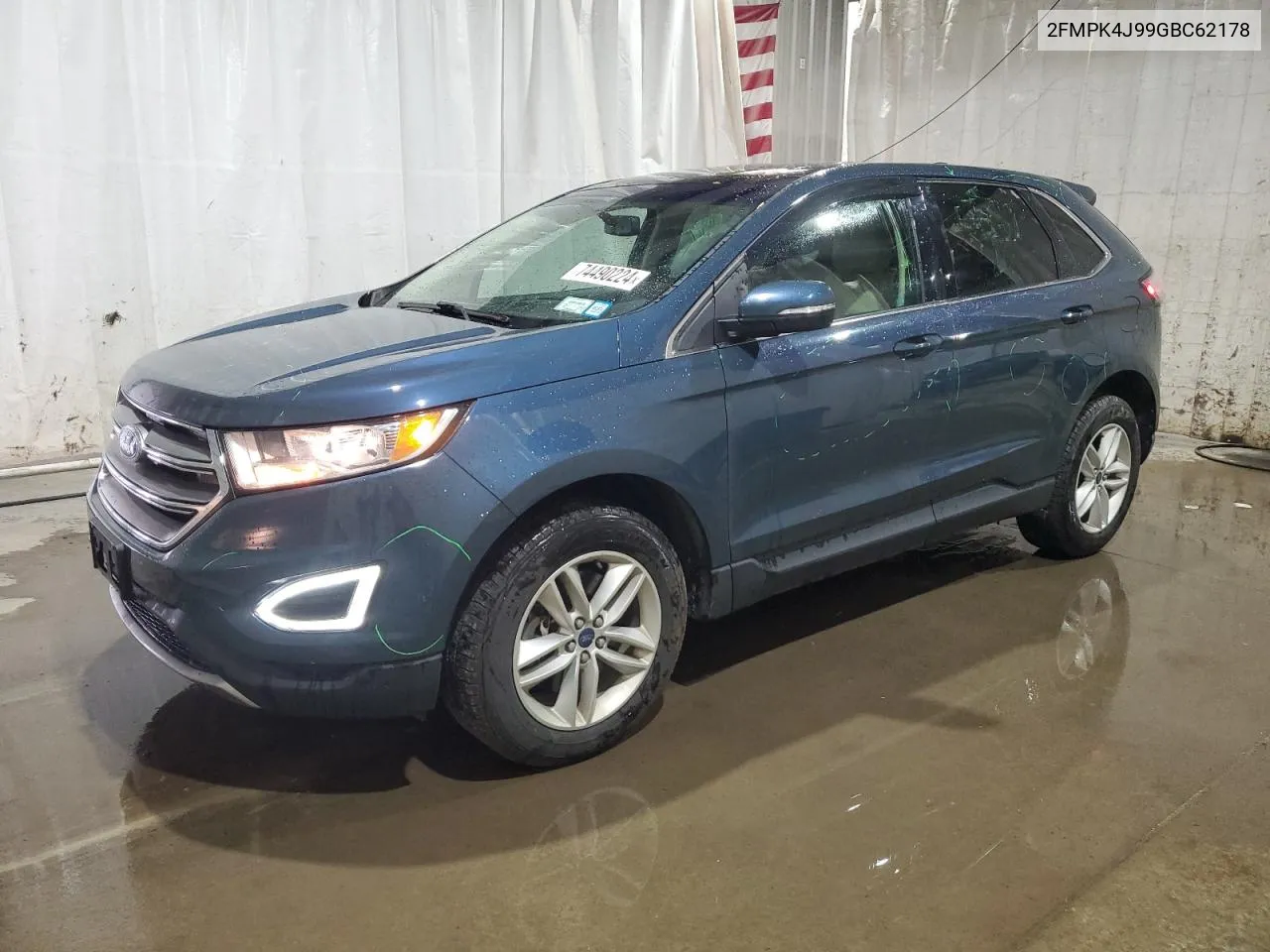 2016 Ford Edge Sel VIN: 2FMPK4J99GBC62178 Lot: 74490224