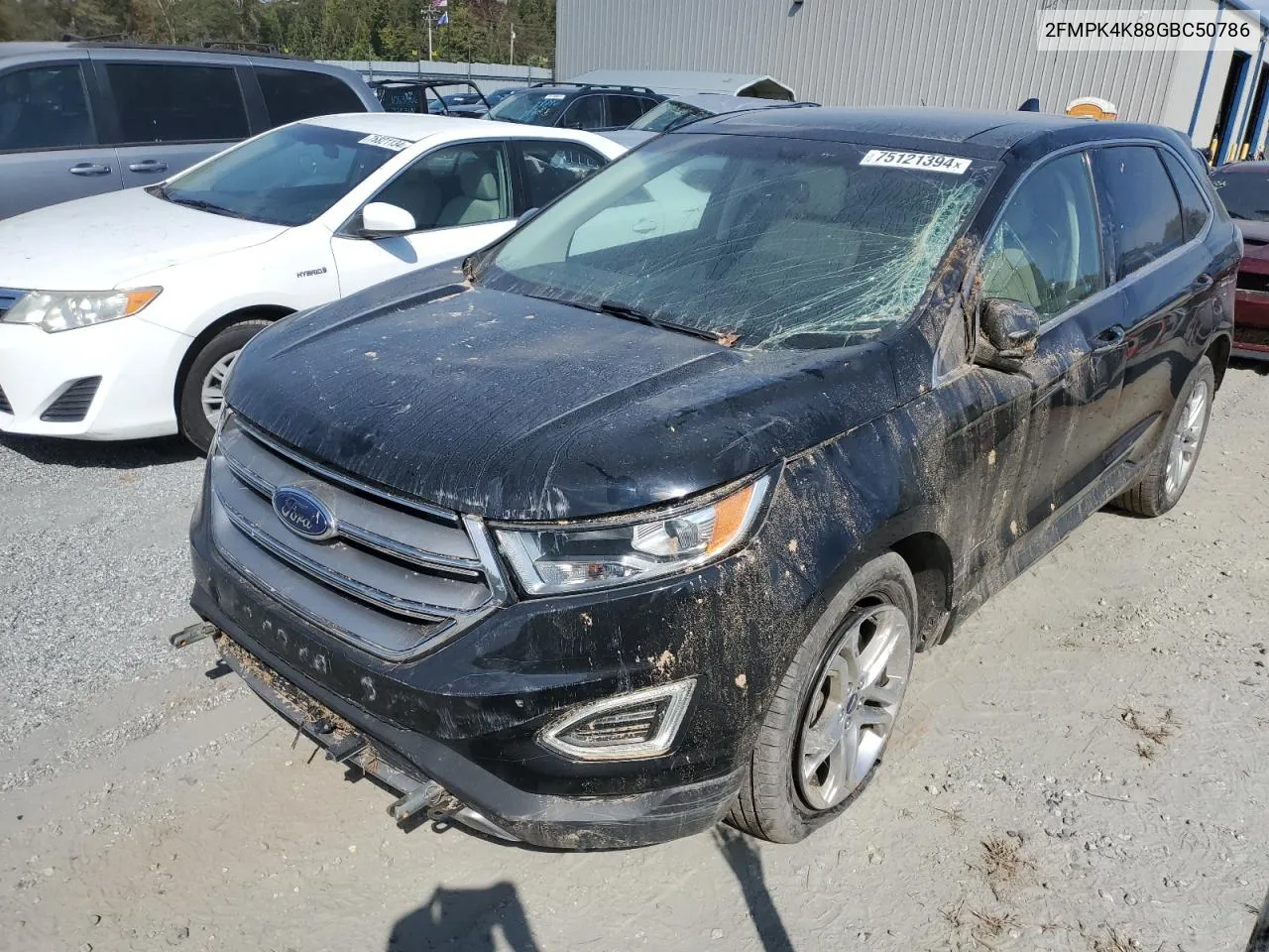 2016 Ford Edge Titanium VIN: 2FMPK4K88GBC50786 Lot: 75121394