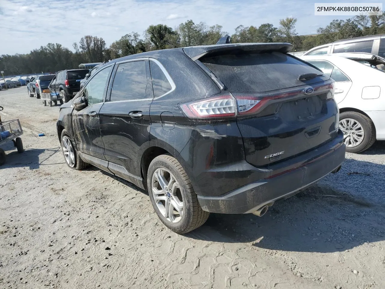 2016 Ford Edge Titanium VIN: 2FMPK4K88GBC50786 Lot: 75121394