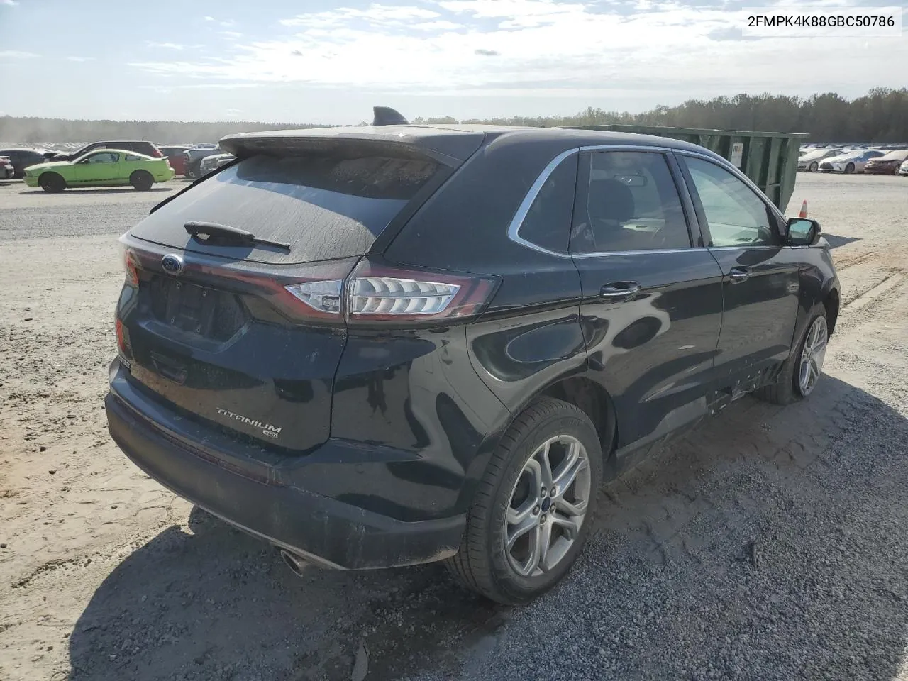 2016 Ford Edge Titanium VIN: 2FMPK4K88GBC50786 Lot: 75121394