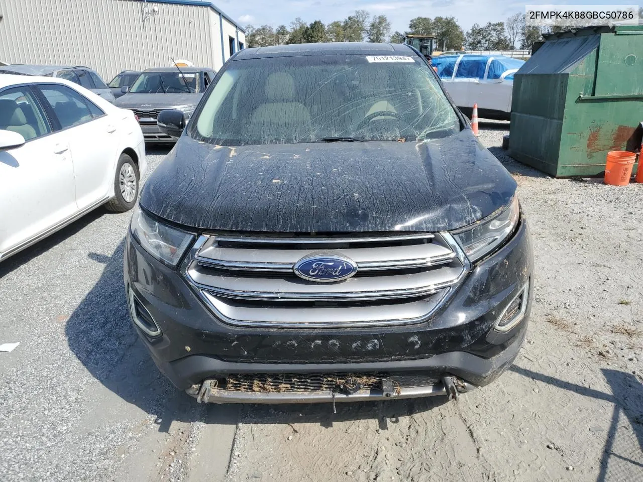 2016 Ford Edge Titanium VIN: 2FMPK4K88GBC50786 Lot: 75121394