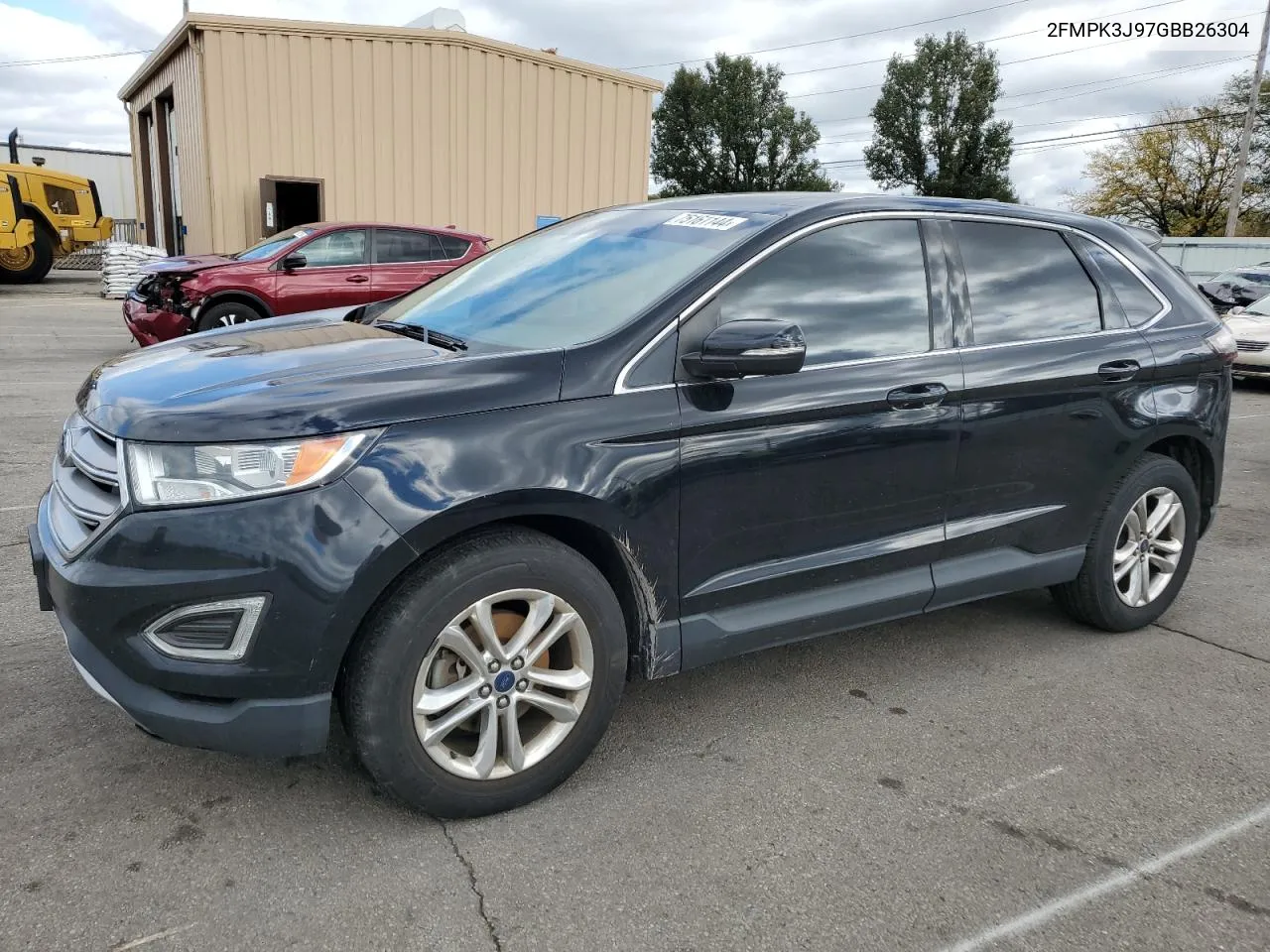 2016 Ford Edge Sel VIN: 2FMPK3J97GBB26304 Lot: 75161144