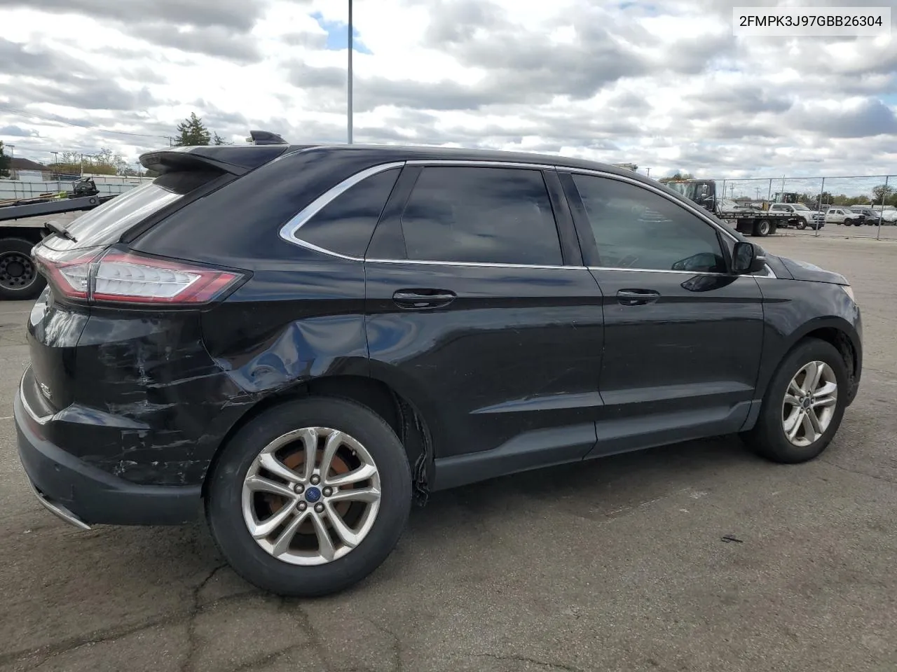 2016 Ford Edge Sel VIN: 2FMPK3J97GBB26304 Lot: 75161144