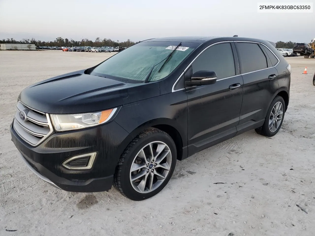 2016 Ford Edge Titanium VIN: 2FMPK4K83GBC63350 Lot: 75265774