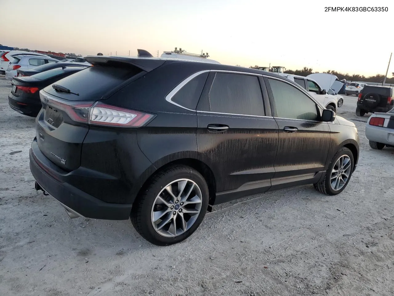 2016 Ford Edge Titanium VIN: 2FMPK4K83GBC63350 Lot: 75265774