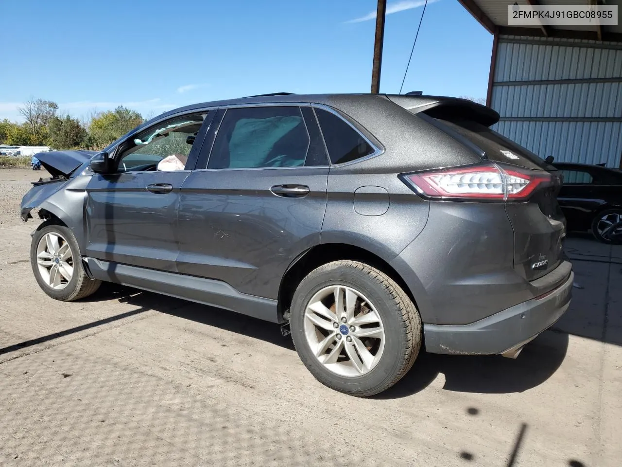 2016 Ford Edge Sel VIN: 2FMPK4J91GBC08955 Lot: 75270144