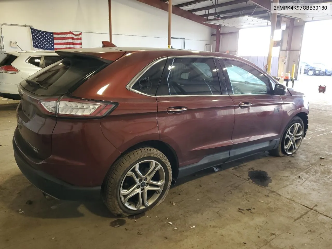 2016 Ford Edge Titanium VIN: 2FMPK4K97GBB30180 Lot: 75341554