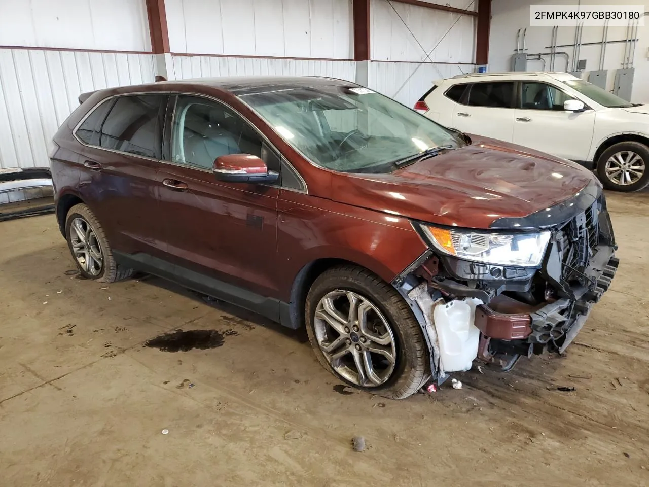 2016 Ford Edge Titanium VIN: 2FMPK4K97GBB30180 Lot: 75341554