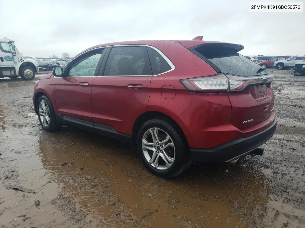 2016 Ford Edge Titanium VIN: 2FMPK4K91GBC50573 Lot: 75433514