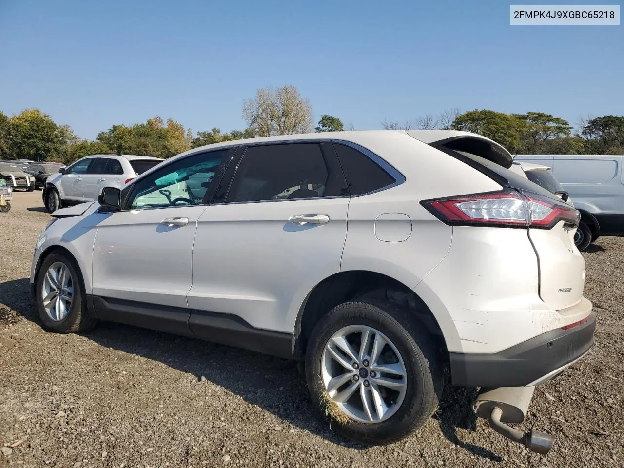 2016 Ford Edge Sel VIN: 2FMPK4J9XGBC65218 Lot: 75438284