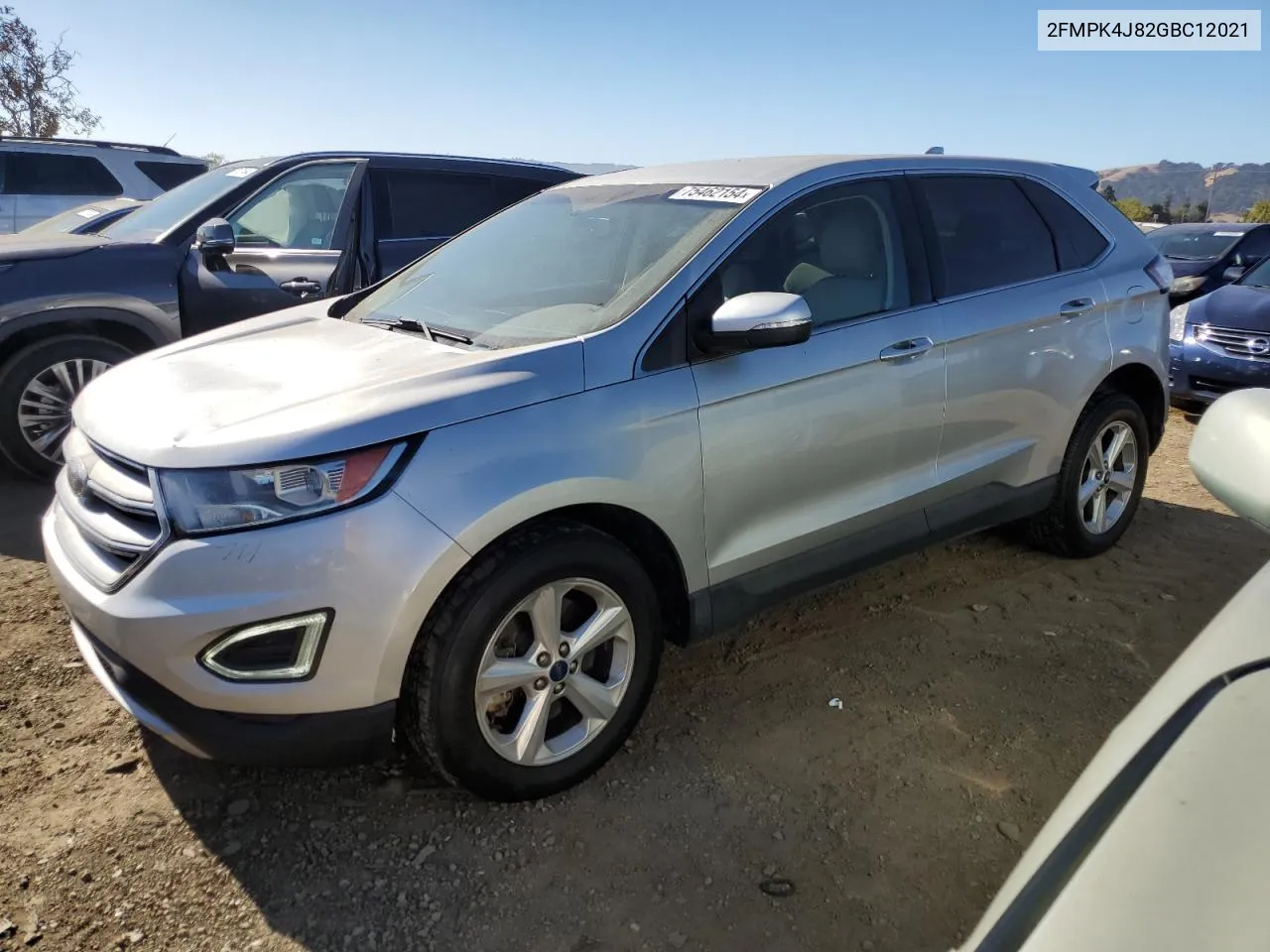 2016 Ford Edge Sel VIN: 2FMPK4J82GBC12021 Lot: 75462154