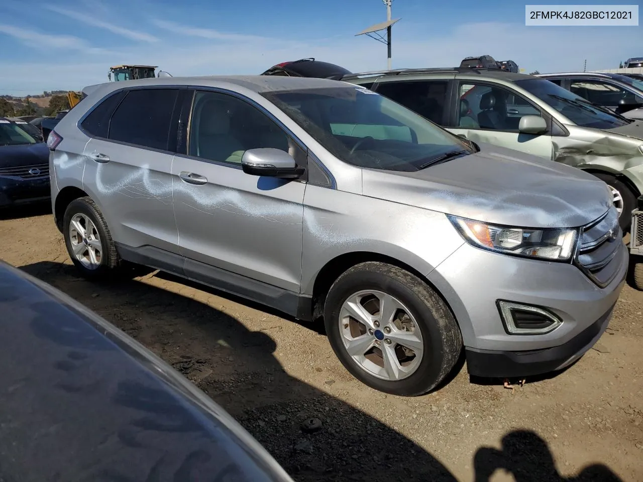 2016 Ford Edge Sel VIN: 2FMPK4J82GBC12021 Lot: 75462154