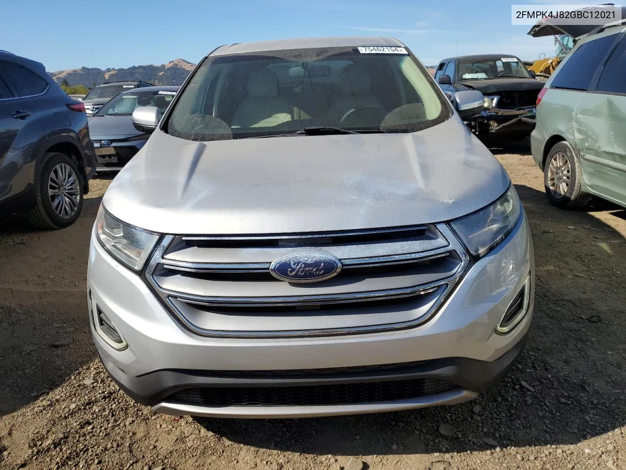 2016 Ford Edge Sel VIN: 2FMPK4J82GBC12021 Lot: 75462154