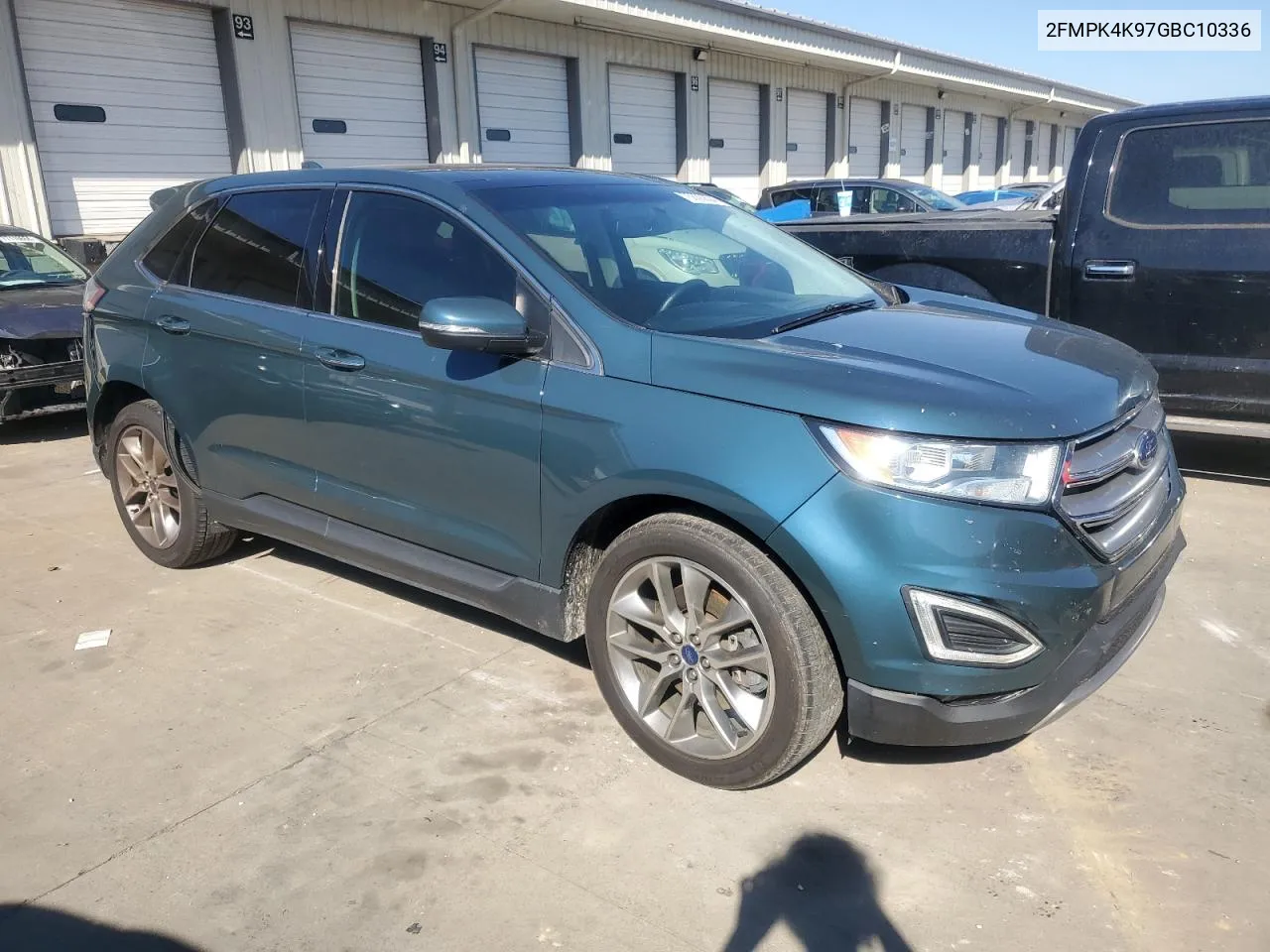 2016 Ford Edge Titanium VIN: 2FMPK4K97GBC10336 Lot: 75636804