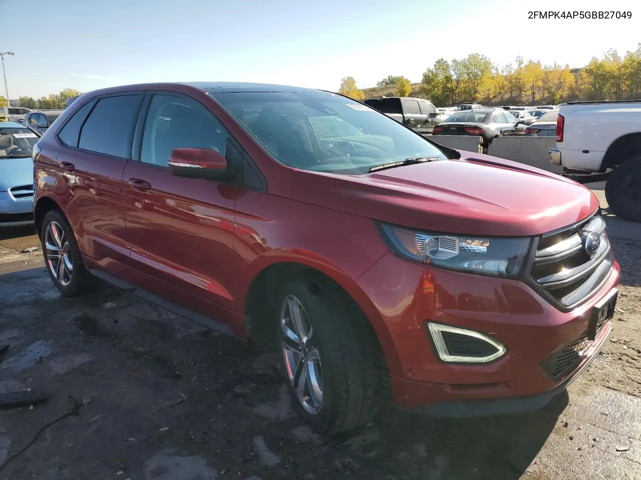 2016 Ford Edge Sport VIN: 2FMPK4AP5GBB27049 Lot: 75667834