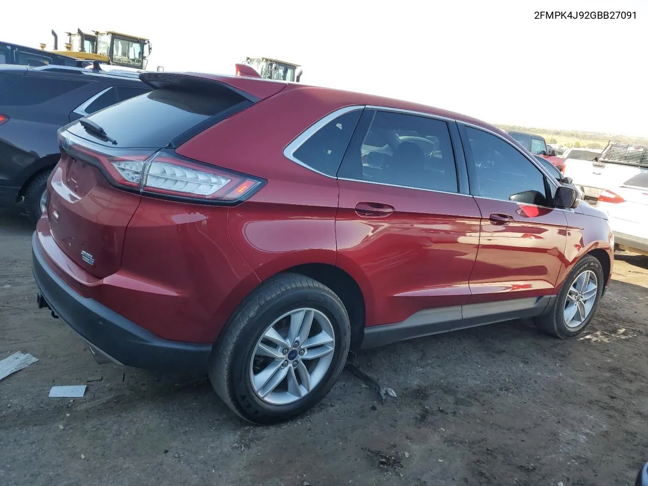 2016 Ford Edge Sel VIN: 2FMPK4J92GBB27091 Lot: 75823344