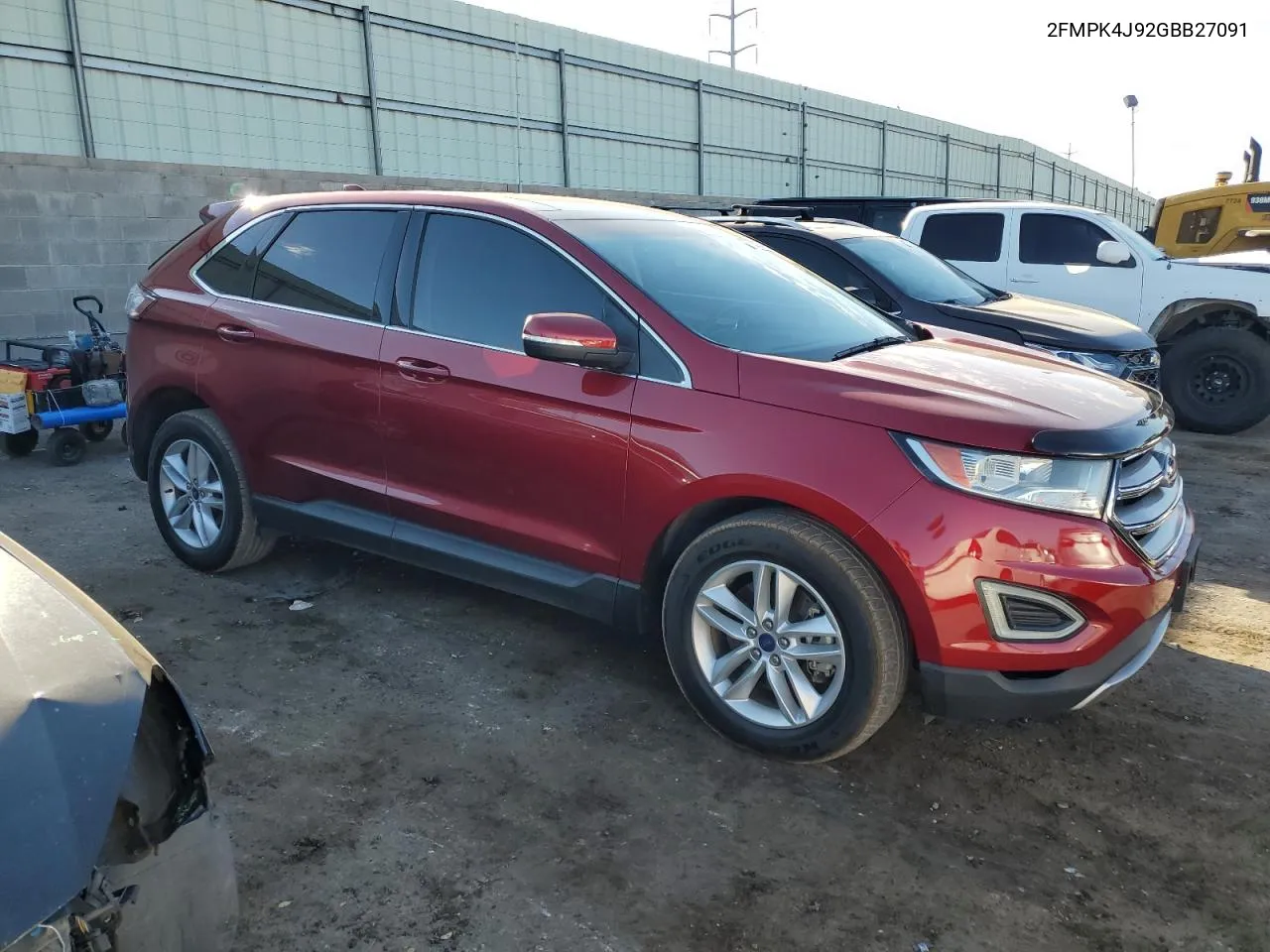 2016 Ford Edge Sel VIN: 2FMPK4J92GBB27091 Lot: 75823344