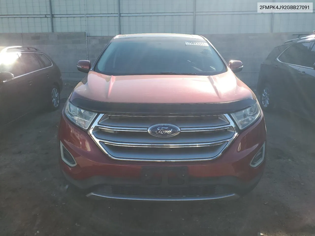 2016 Ford Edge Sel VIN: 2FMPK4J92GBB27091 Lot: 75823344