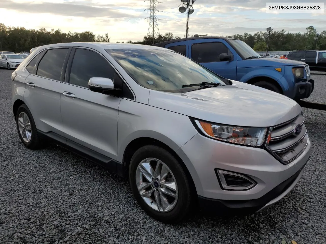 2016 Ford Edge Sel VIN: 2FMPK3J93GBB25828 Lot: 75840994