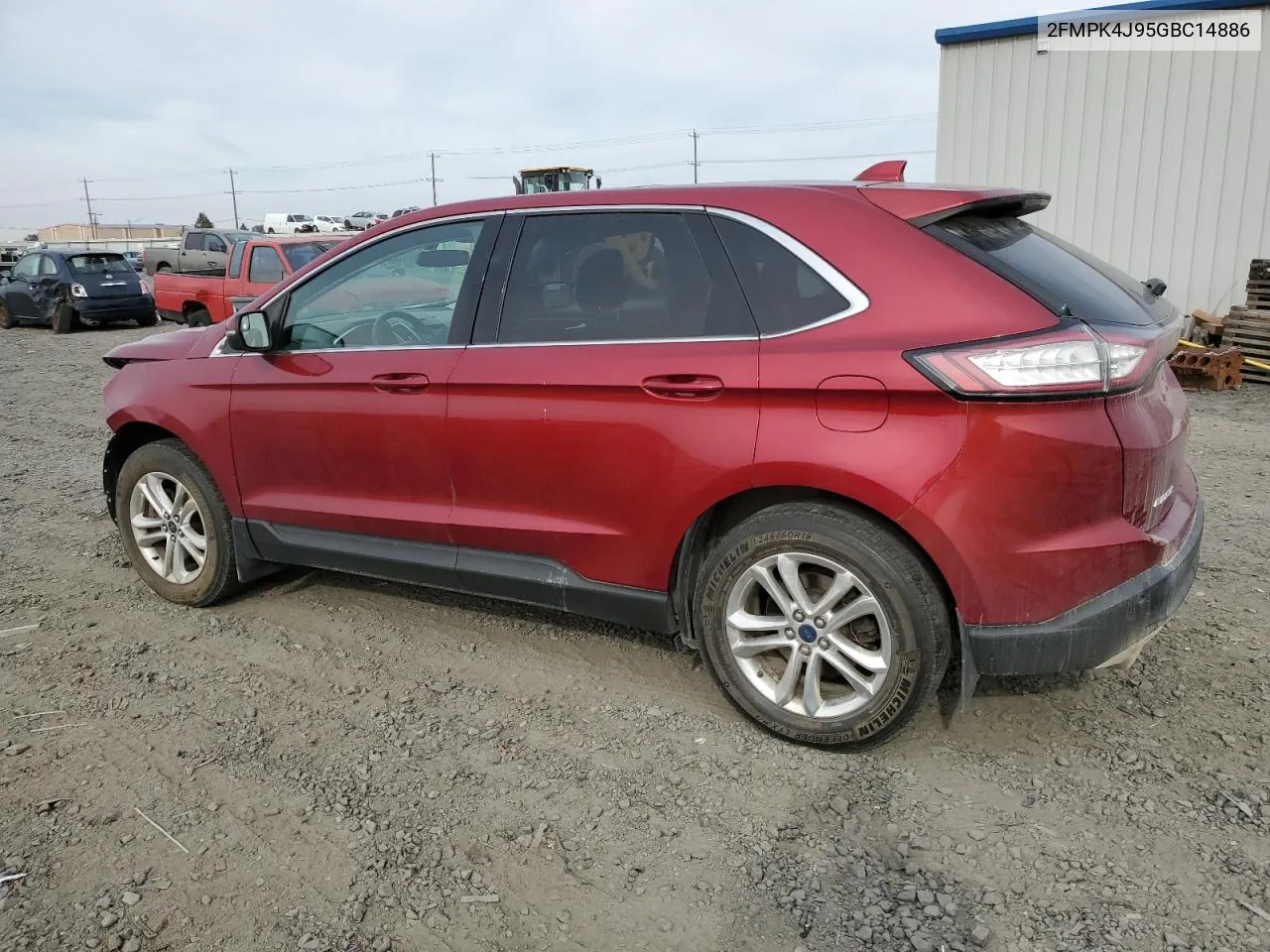 2016 Ford Edge Sel VIN: 2FMPK4J95GBC14886 Lot: 75911684